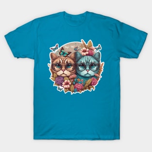 Cute Cats illustration T-Shirt